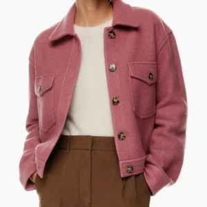 Aritzia Autumn Shirt Jacket - Pink XXS